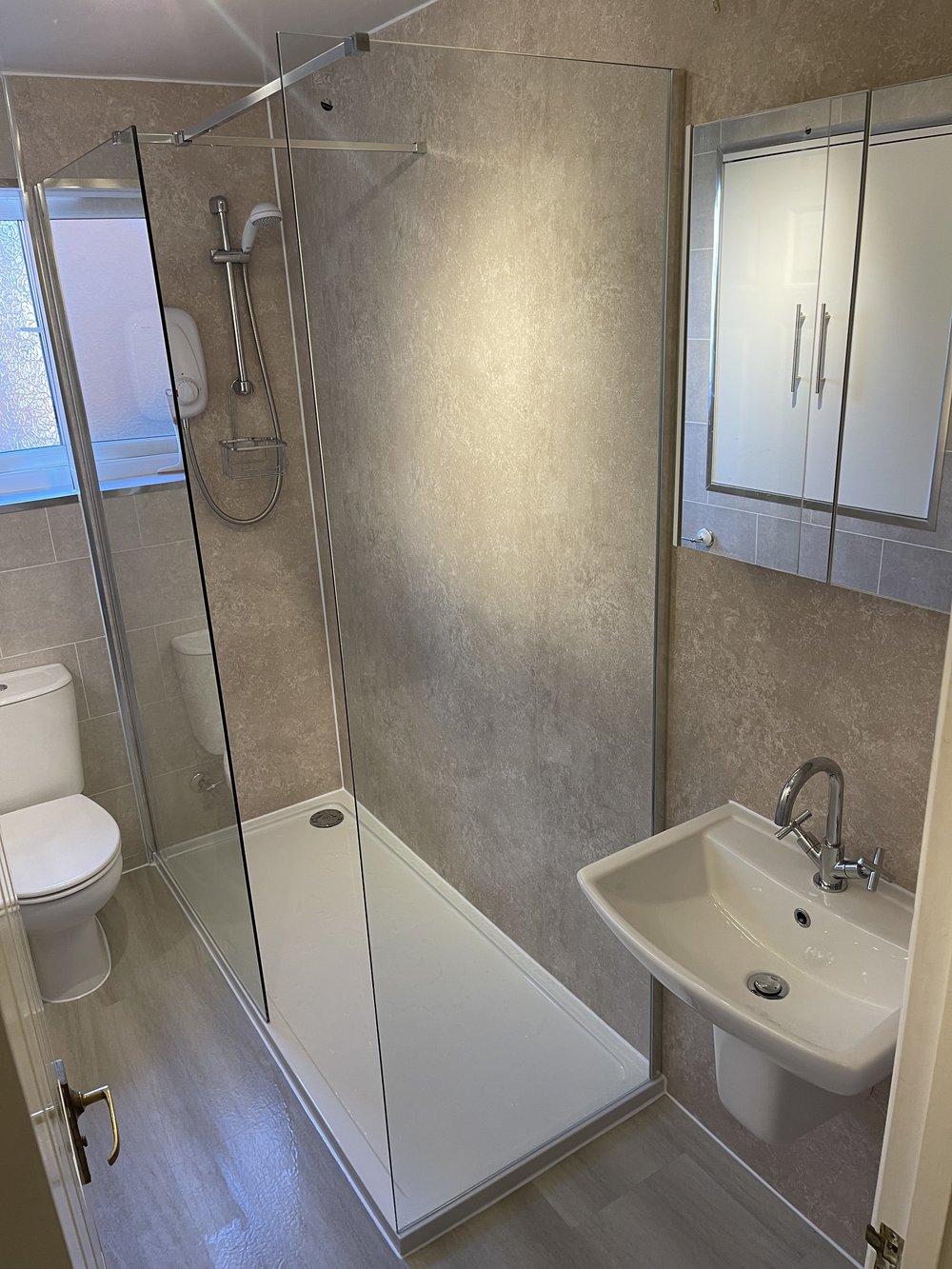 CONCRETE BEIGE PVC WALL PANEL 10MM 2400X1000MM FF10-BCP