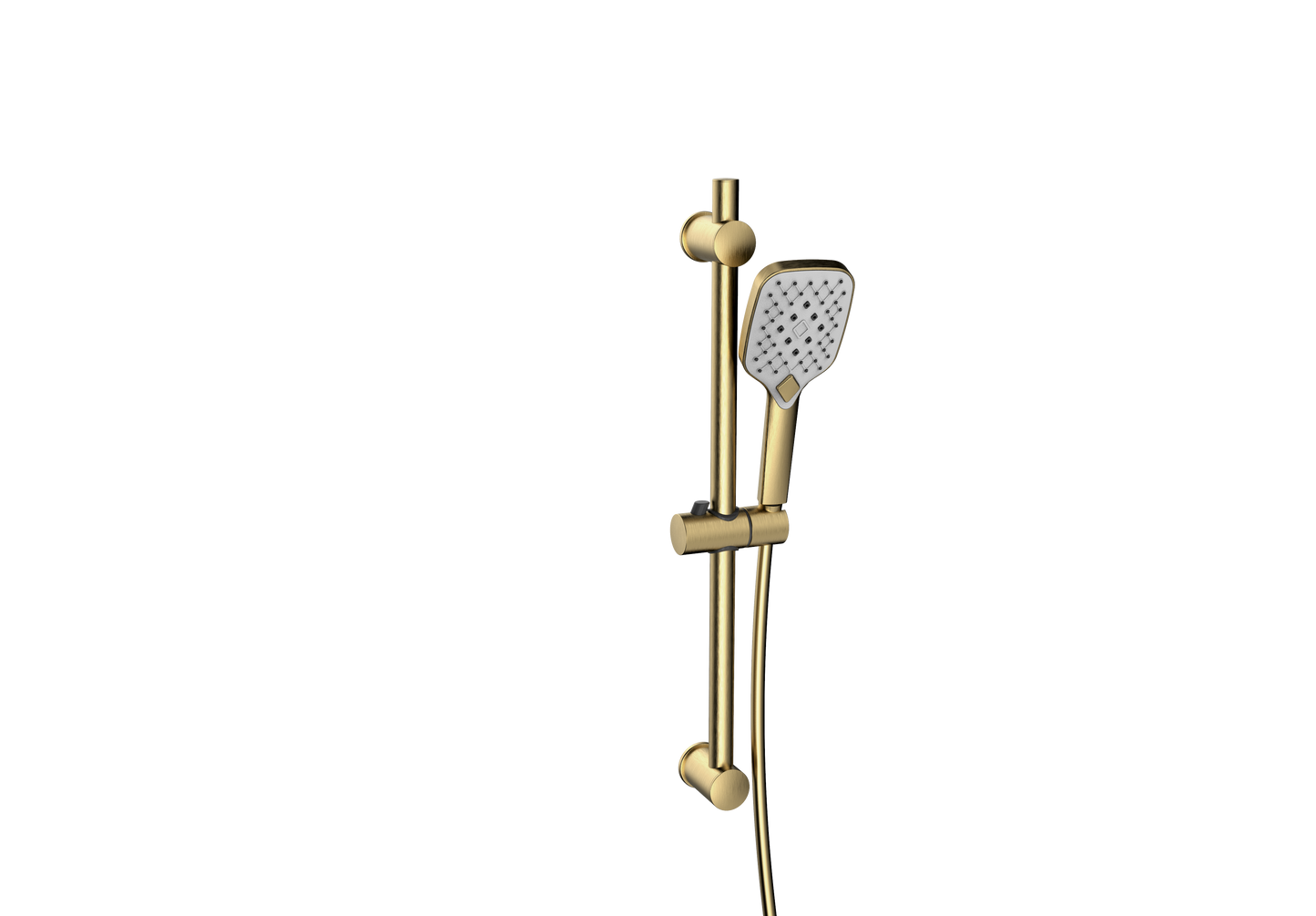 KOLT THERMOSTATIC BAR SHOWER BRUSHED BRASS WITH SLIDE RAIL KIT KARTELL SHO321KBB SHO322KBB