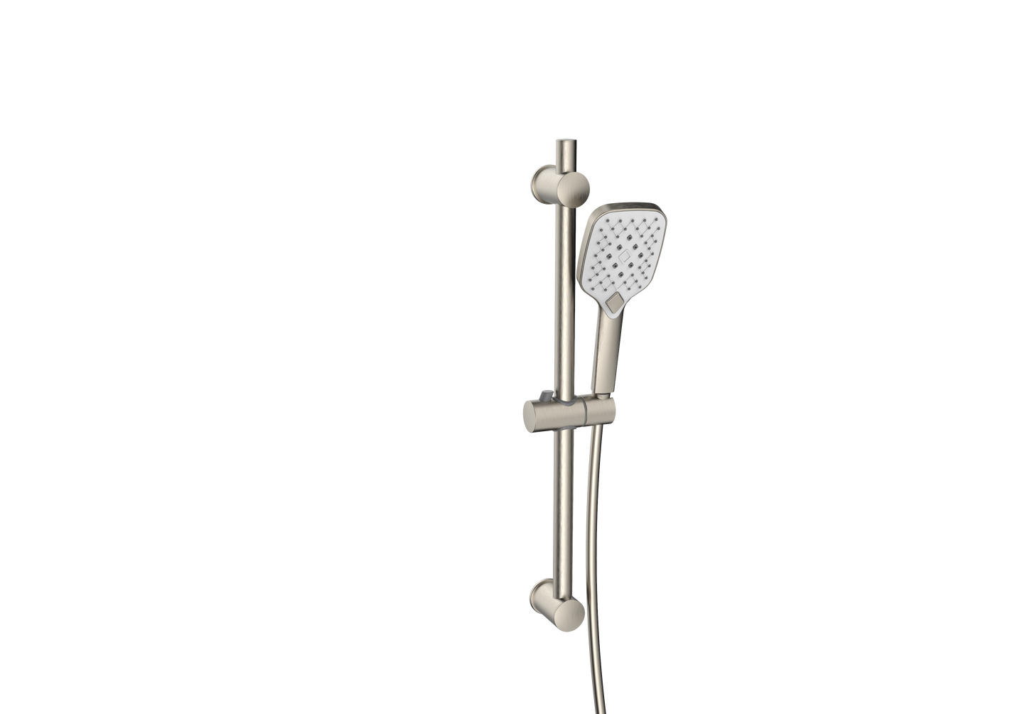 KOLT THERMOSTATIC BAR SHOWER BRUSHED NICKEL WITH SLIDE RAIL KIT KARTELL SHO331KBN SHO332KBN