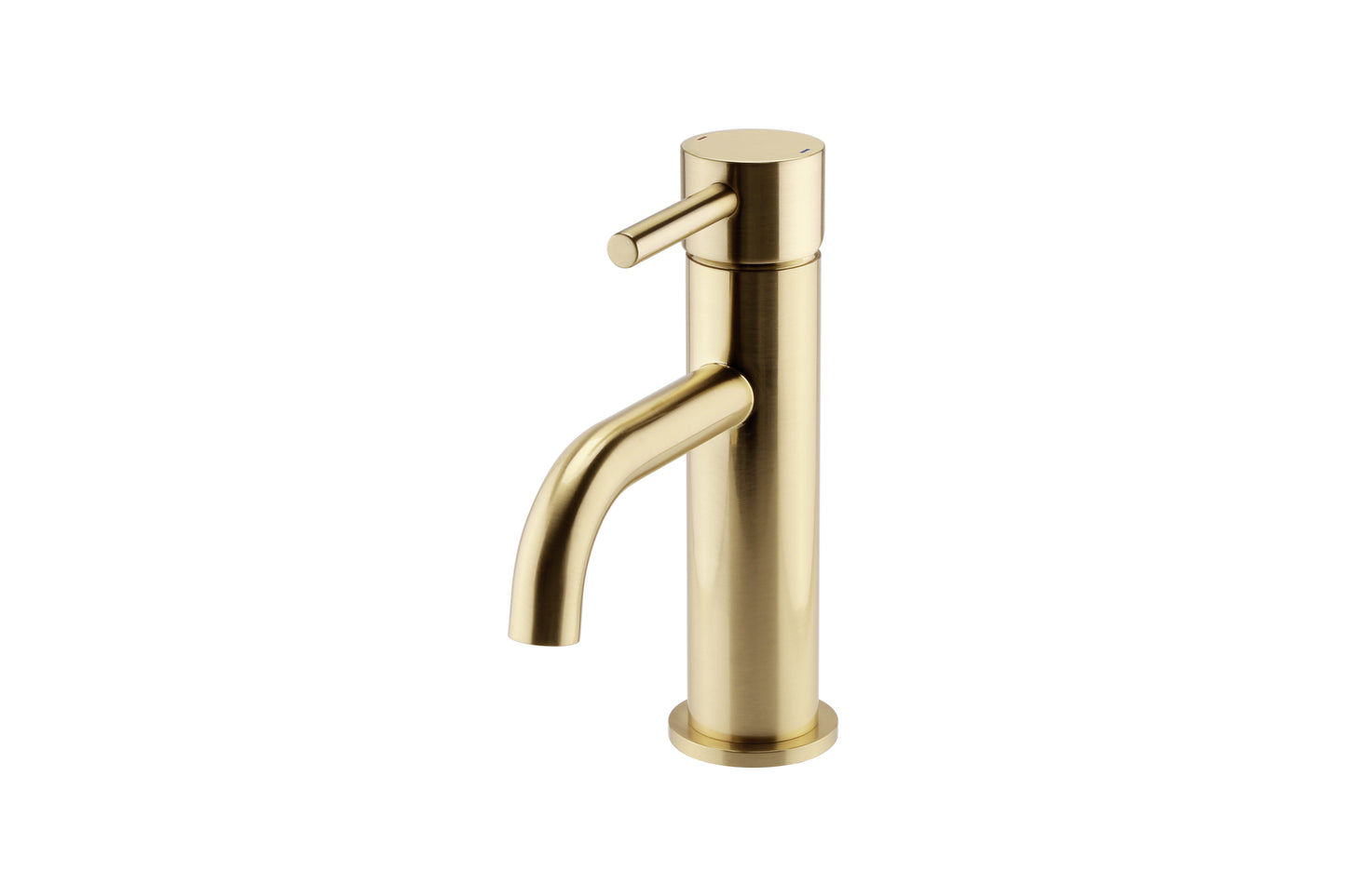 OTTONE MONO BASIN MIXER BRUSHED BRASS TAP140OT