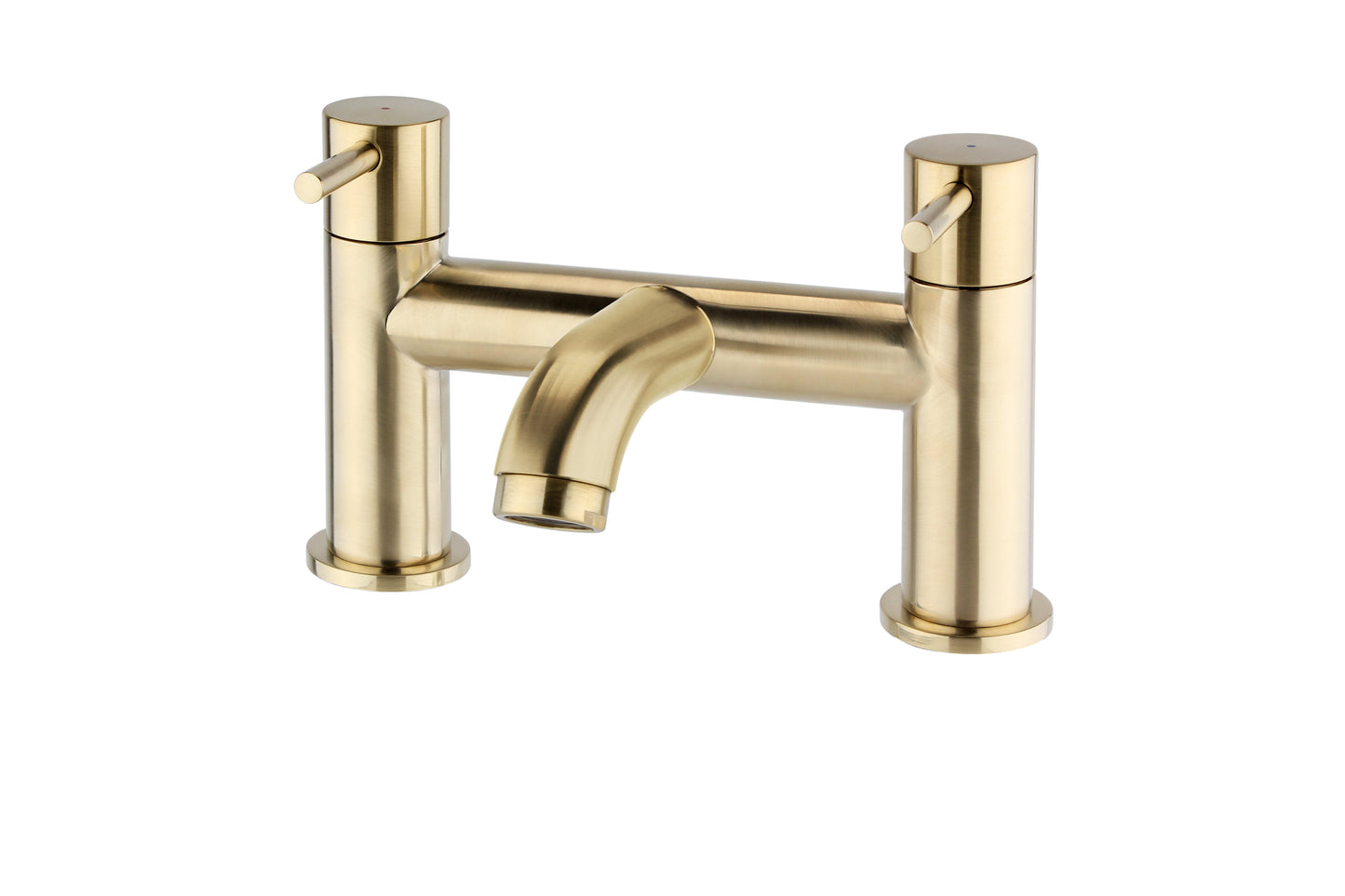 OTTONE BATH FILLER BRUSHED BRASS TAP141OT