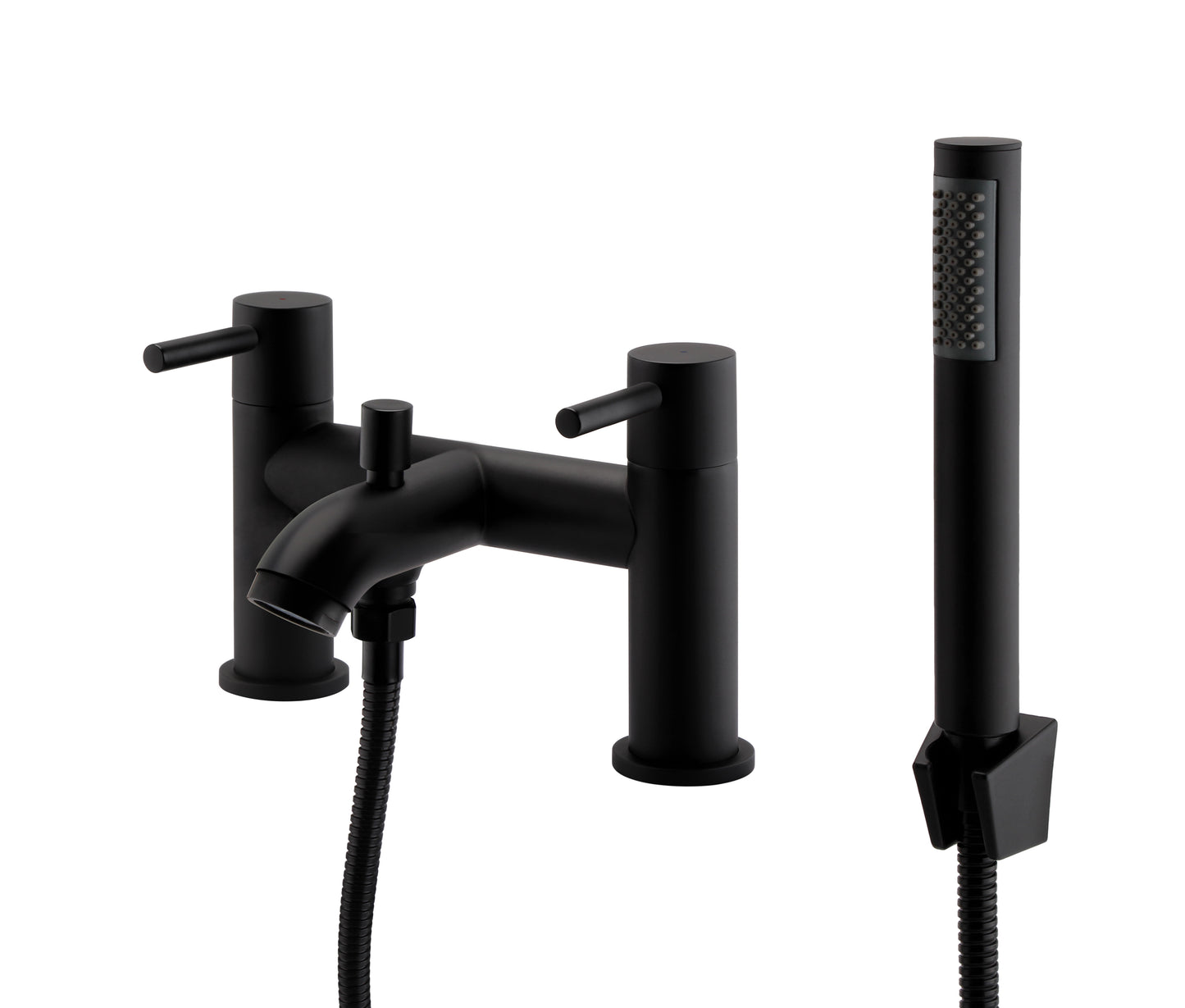 NERO ROUND SHOWER MIXER MATT BLACK TAP152NR