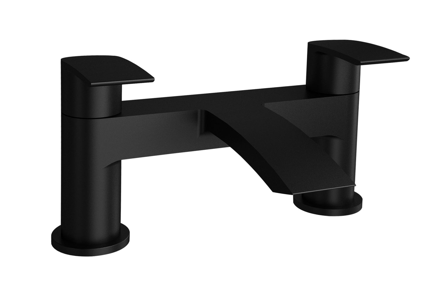 NERO CURVE BATH FILLER MATT BLACK TAP292CN