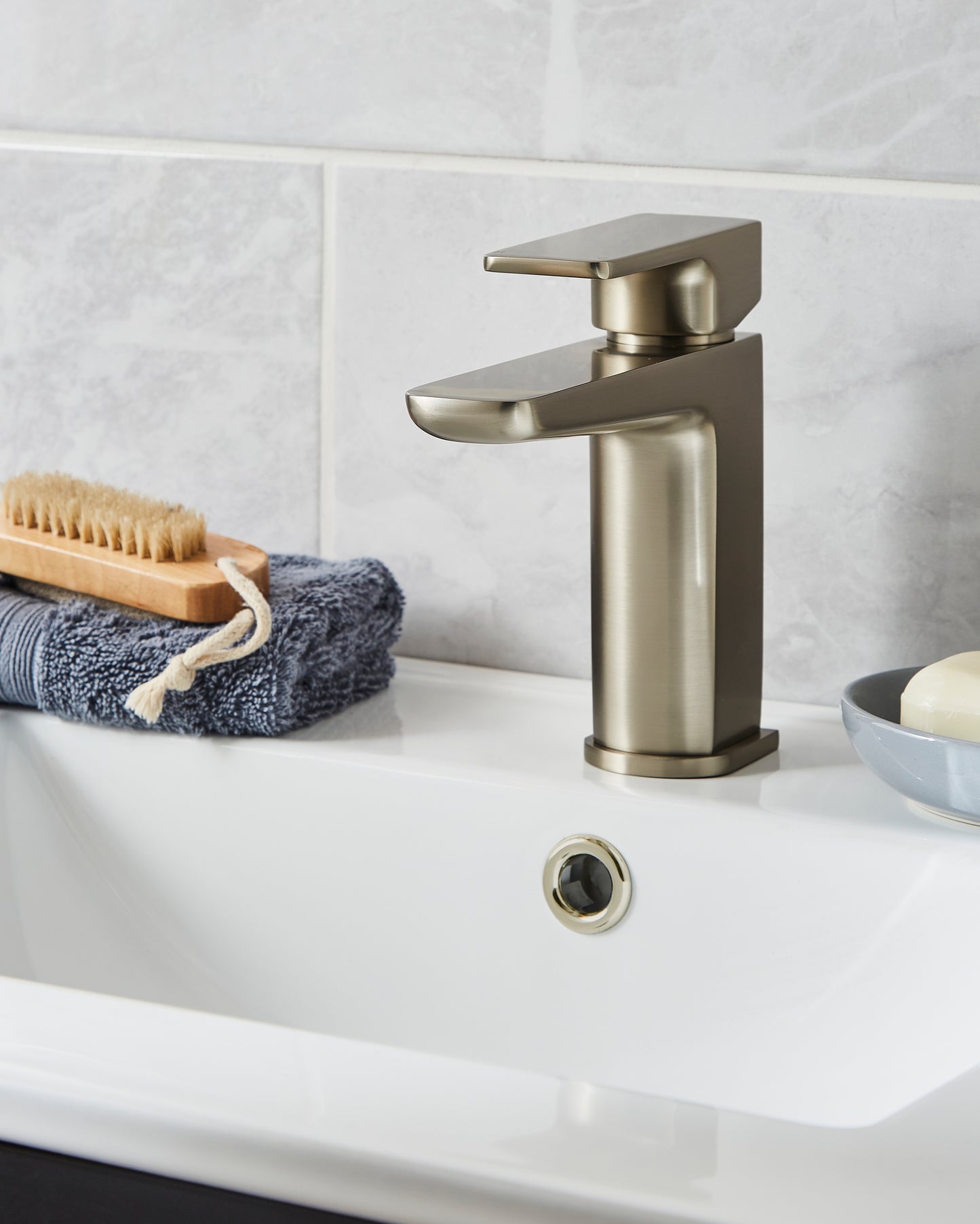 KOLT MONO BASIN MIXER BRUSHED NICKEL TAP330KBN