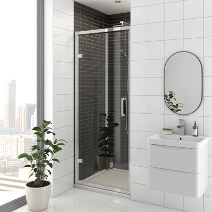 KV8 CHROME HINGED DOOR ENCLOSURE 8MM KARTELL