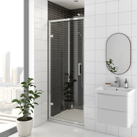 KV8 CHROME HINGED DOOR ENCLOSURE 8MM KARTELL