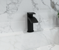 NERO CURVE MONO BASIN MIXER MATT BLACK TAP290CN