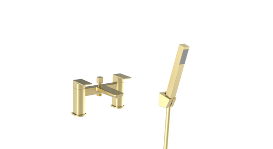 KOLT BATH SHOWER MIXER BRUSHED BRASS TAP325KBB